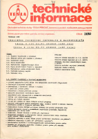 Tesla b116 - Technicke informace 1982 